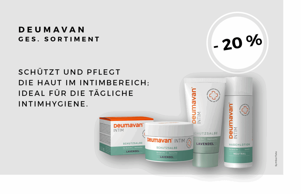 Aktion -20% auf das gesamte Deumavan Sortiment