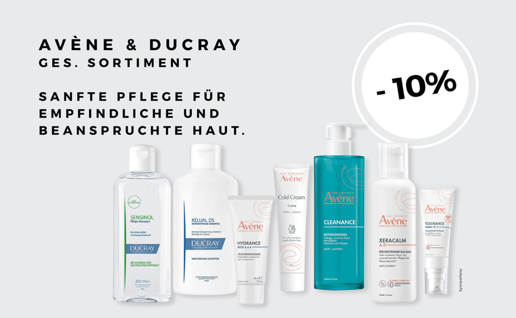 Banner Avène und Ducray Aktion