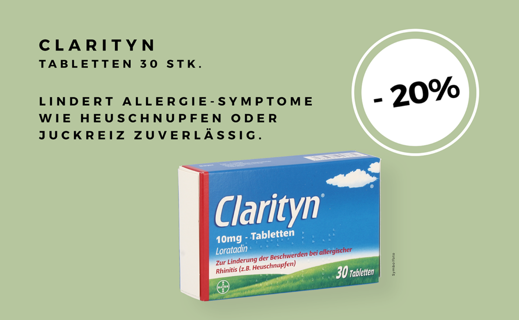 Banner Clarityn Aktion