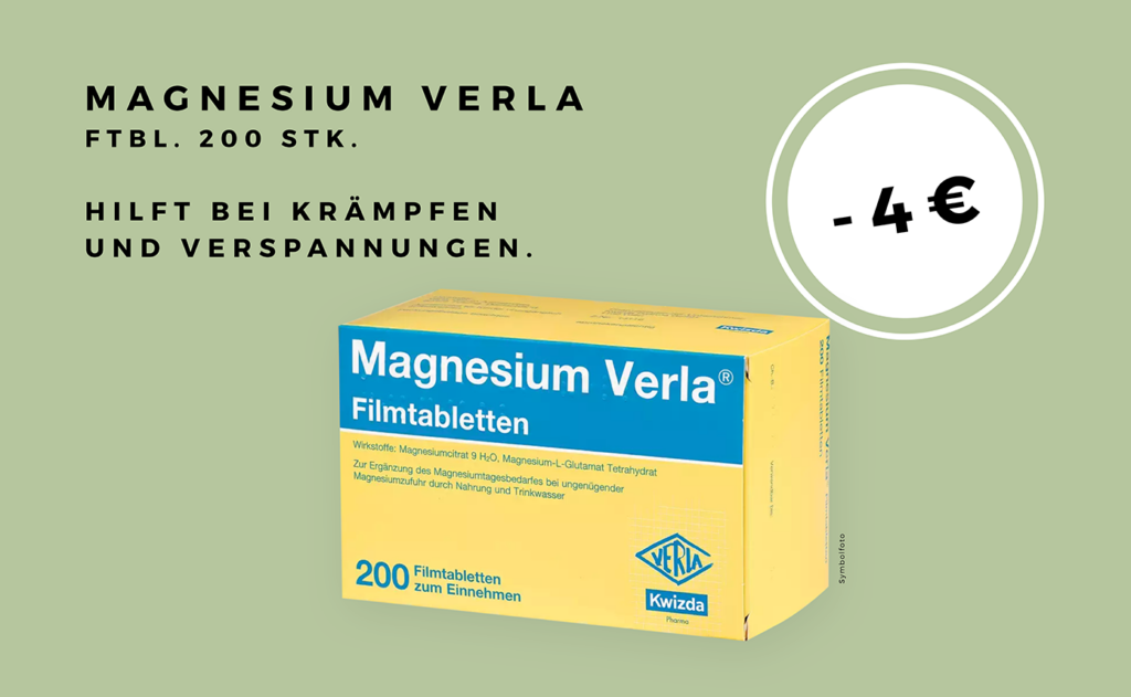 Banner Magnesium Verla Aktion