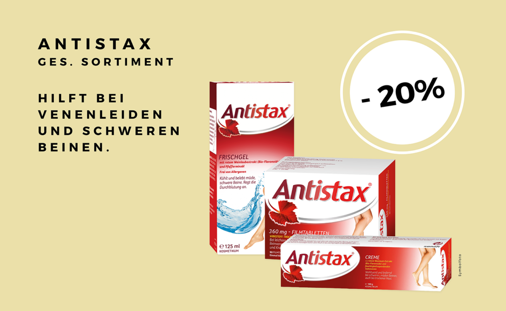 Banner Antistax Aktion