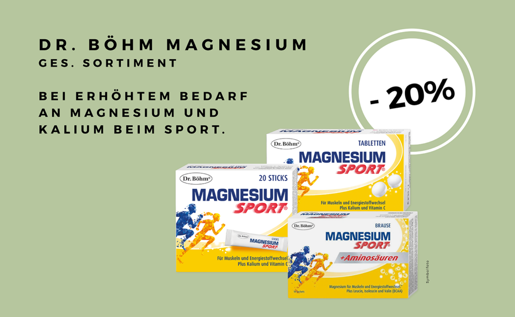 Banner Dr. Böhm Magnesium Aktion